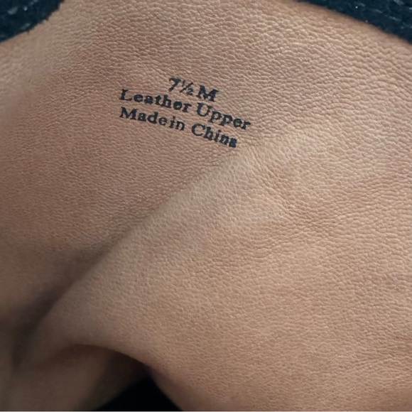 L'AMOUR DES PIEDS Rouched  Suede Black Leather Boots Size 7.5 - Picture 11 of 13